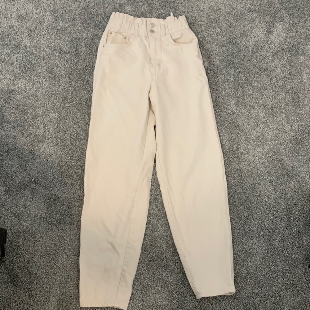 Cream Pants